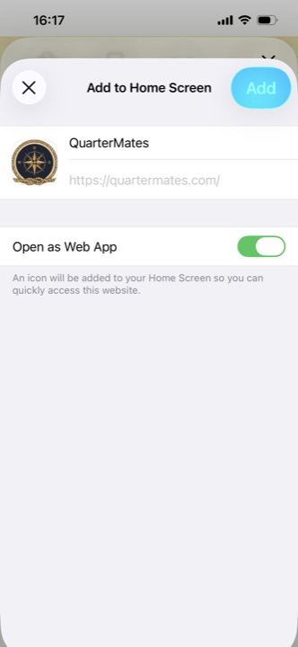 Step 4 — confirm with Add